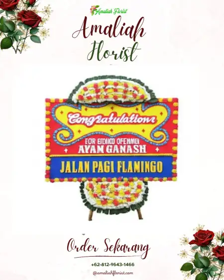 Sewa Papan Bunga Tembok Banjaran